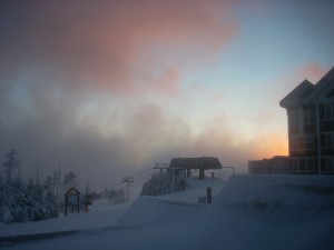 Lift at Sunrise