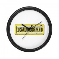 Unauthorized clock